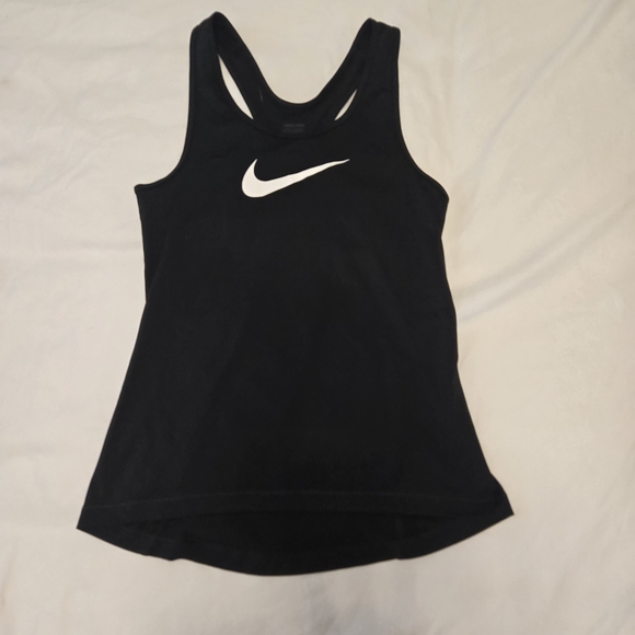 Nike Women's Black and White Tank Top - Picture 1 of 3